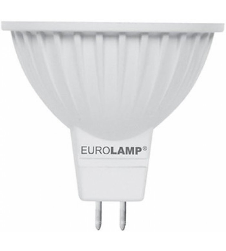 Лампа світлодіодна Eurolamp TURBO NEW MR16 5Вт GU5.3 3000K 12V - LED-SMD-05533(12)(T)new