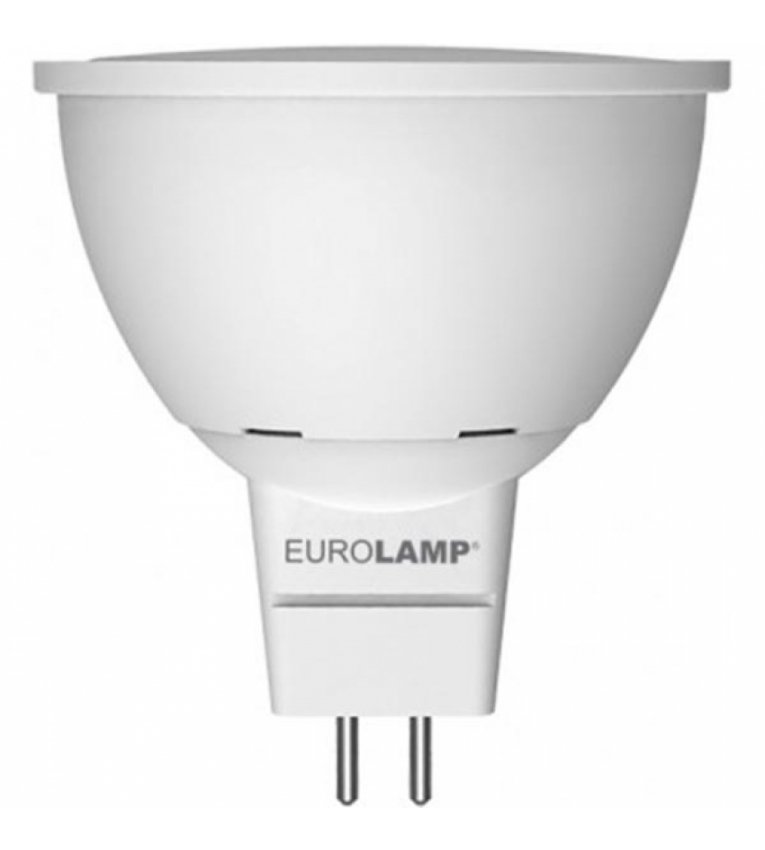 Димована лампа LED Eurolamp серія «Е» MR16 5Вт GU5.3 4000K - LED-SMD-05534(E)dim