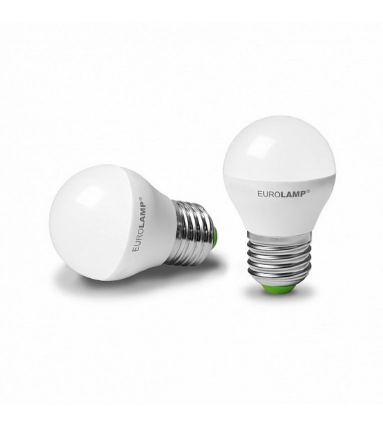 Промо-набор LED Ламп Eurolamp ЕКО серия «Е» G45 5Вт E27 3000K «1+1» - MLP-LED-G45-05273(Е)
