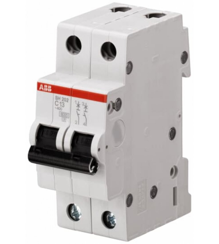 Автоматичний вимикач ABB SH202-C6 тип C 6А - 2CDS212001R0064