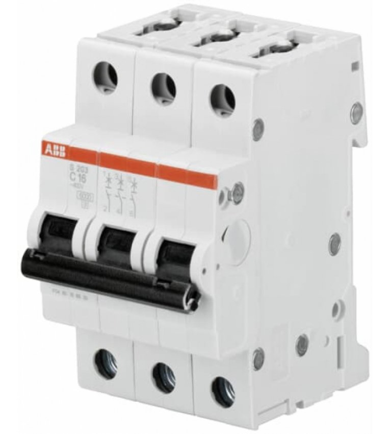 Автоматичний вимикач ABB S203-C2 тип C 2А - 2CDS253001R0024