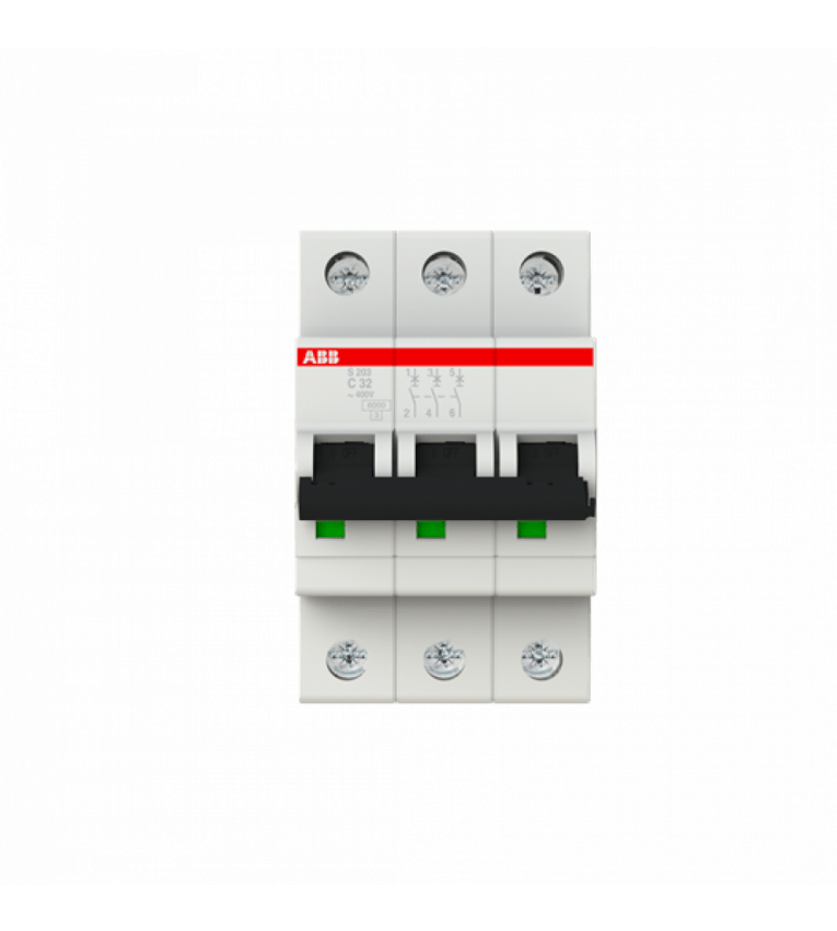 Автоматичний вимикач ABB S203-C32 тип C 32А - 2CDS253001R0324