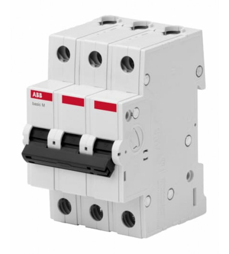 Автоматичний вимикач ABB BASIC M 3Р 16А 4,5kA - 2CDS643041R0164
