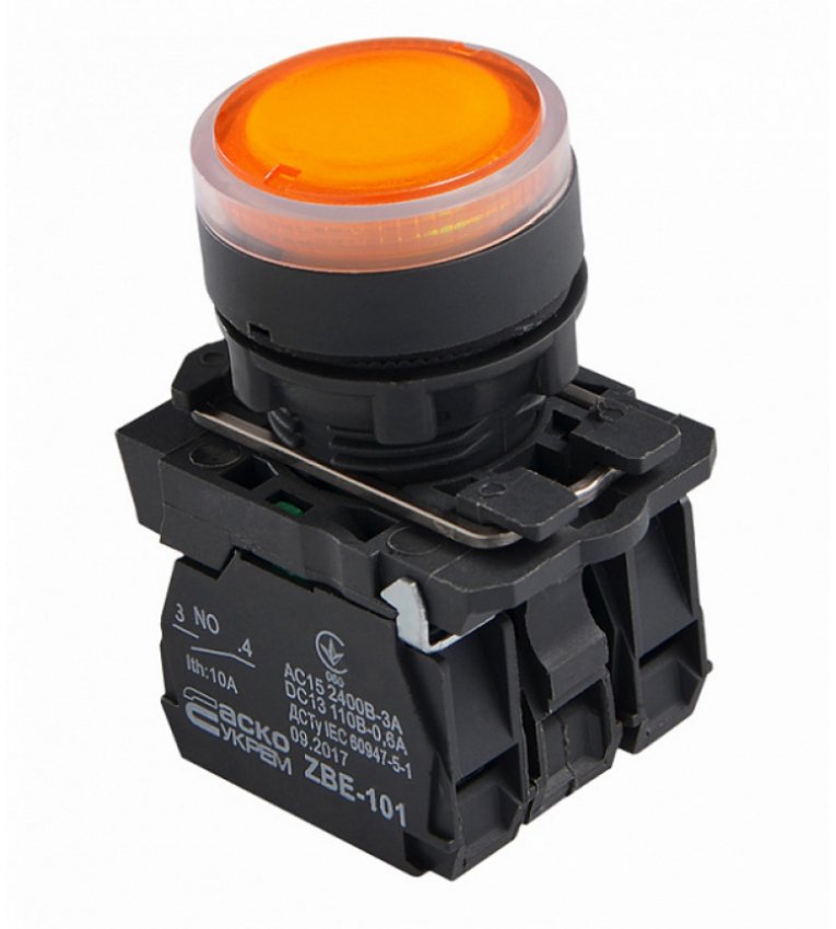 TB5-AW35M5 Кнопка с подсветкой желтая АСКО-УКРЕМ - A0140010175