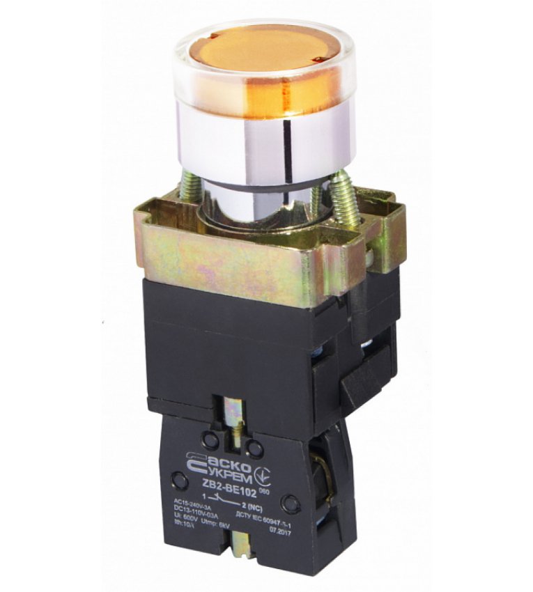 XB2-BW3571 Кнопка с подсветкой желтая АСКО-УКРЕМ - A0140010053