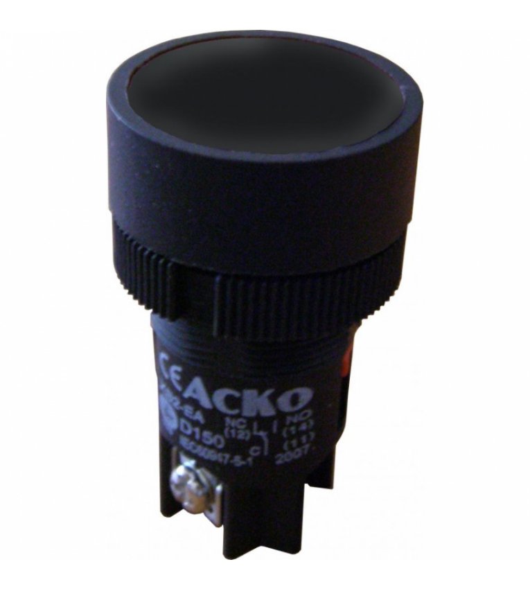 XB2-EA121 Кнопка 'Старт' черная (NO) АСКО-УКРЕМ - A0140010032