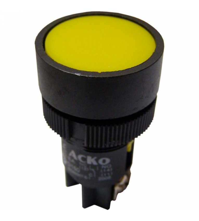 XB2-EA151 Кнопка 'Старт' жовта (NO) АСКО-УКРЕМ - A0140010054