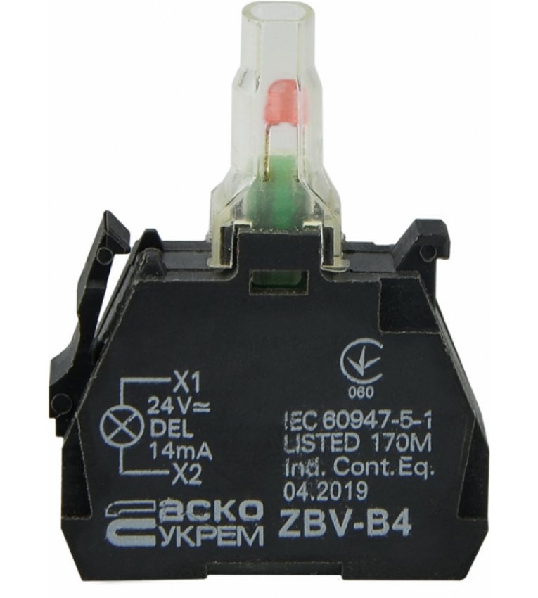 ZBV-B4 Блок для подсвет. красный 24В для кнопок TB5 АСКО-УКРЕМ - A0140010211