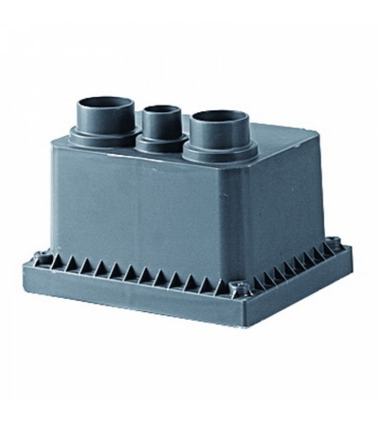 Обзорная, распределительная, коммутационная коробка (колодец), для установки в грунт, и в бетон, ввод Ø, 32-50; габаритные размеры, мм 260х210х185 (ДхШхВ) ДКС Украины - 025001