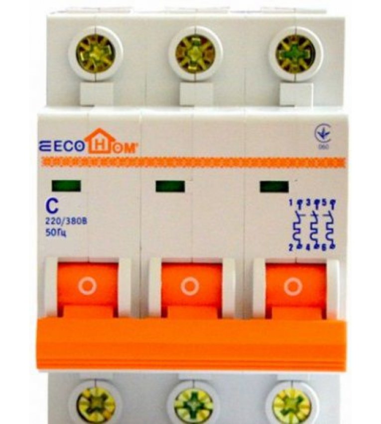Автоматический выключатель Аско-Укрем ECO 3p С 16A - ECO010030003