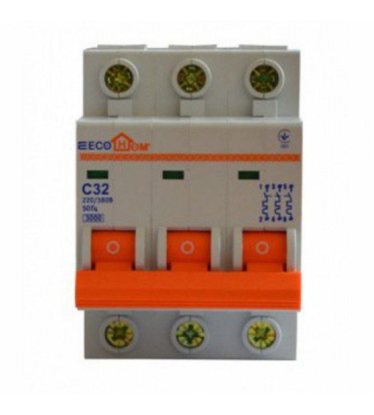 Автоматический выключатель Аско-Укрем ECO 3p С 32A - ECO010030006