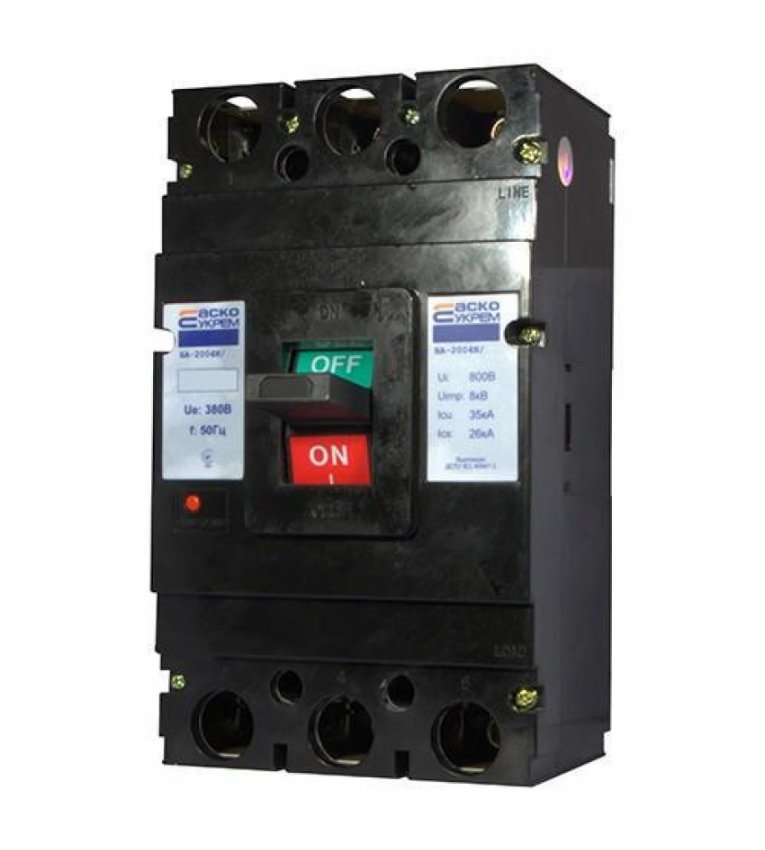 Автоматичний вимикач Аско-Укрем ECO FB/125 3p 125A - ECO060010006