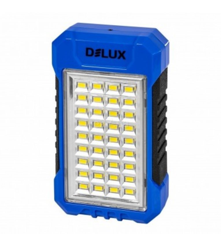 Акумуляторний аварійний світильник Delux REL-101LED (4V2,4Ah) 36 LED 4Вт 125x69x37 - 90013154