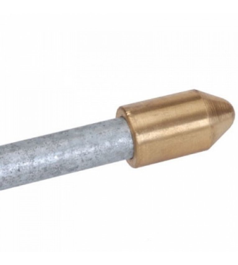 Латунный наконечник DKC NE1402 для забивного стержня заземления Ø16мм - NE1402