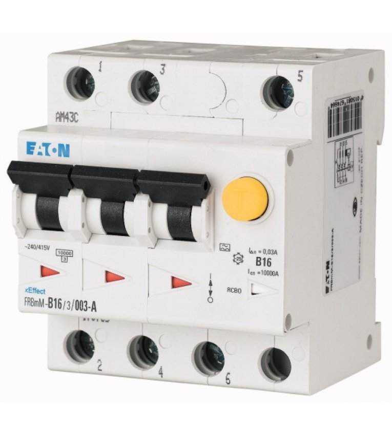 FRBMM-C10/3/003-A диференційний автоматичний вимикач EATON (Moeller) - 170738