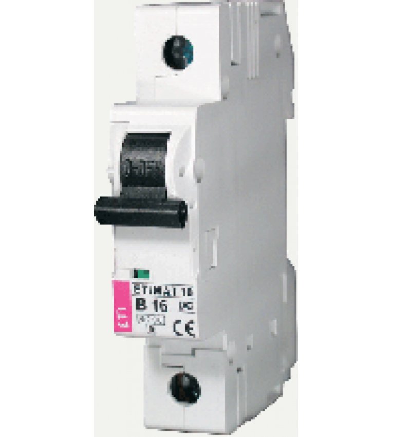 Автоматичний вимикач ETI 002127712 ETIMAT 10 DC 1p В 6A (6kA) - 2127712