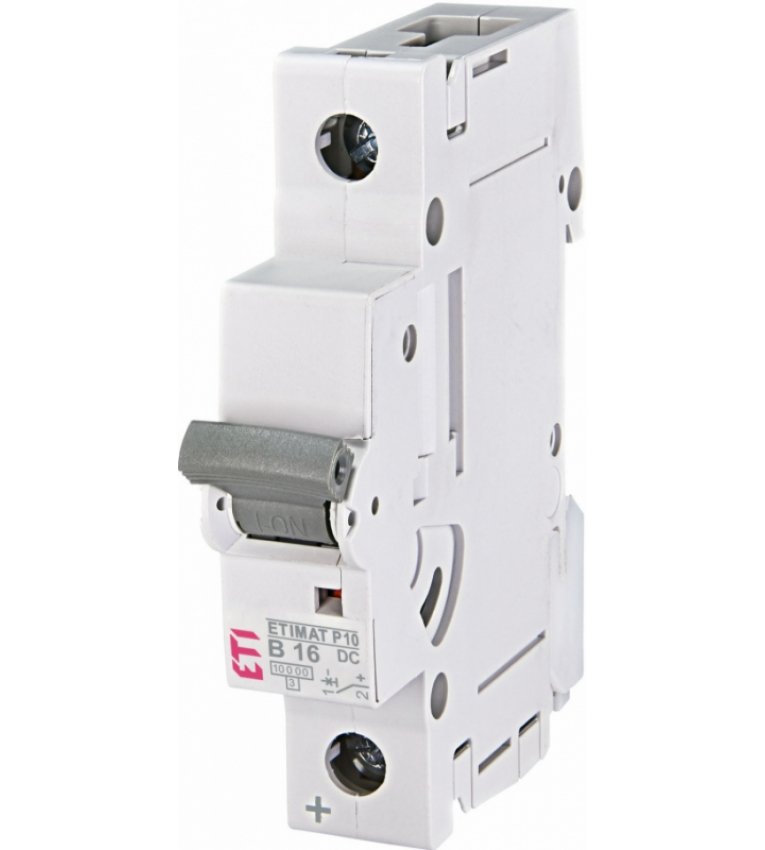 Автоматичний вимикач ETI 002127721 ETIMAT 10 DC 1p В 50A (6kA) - 2127721