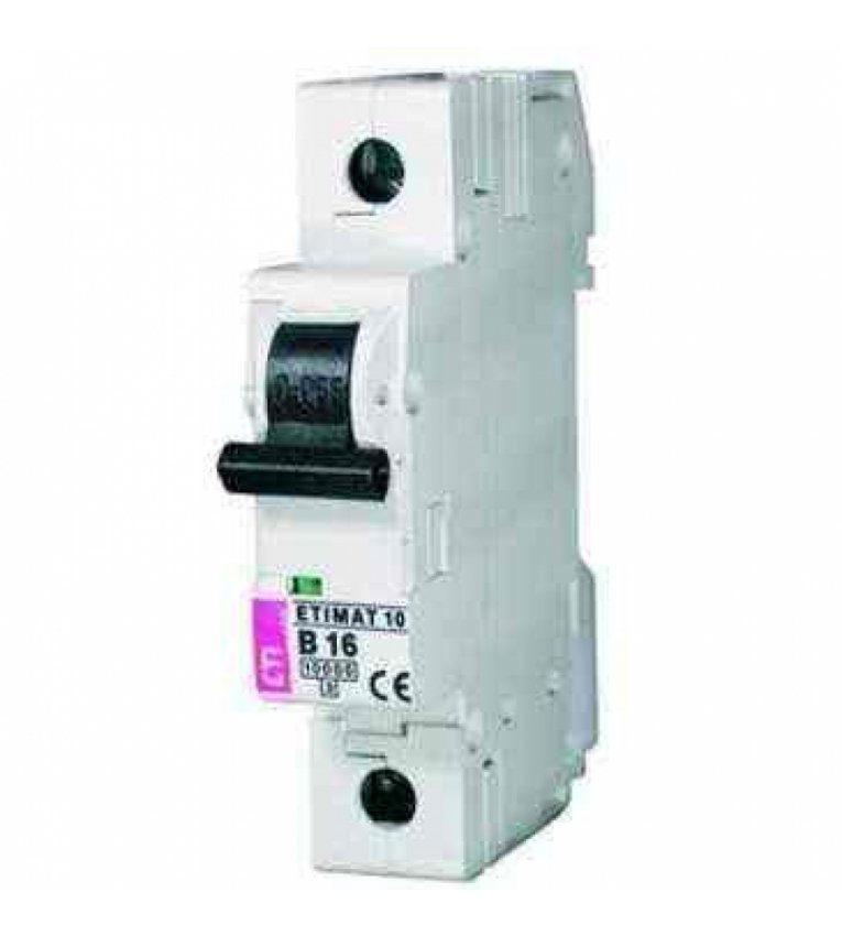 Автоматичний вимикач ETI 002137707 ETIMAT 10 DC 1p C 1.6A (6kA) - 2137707