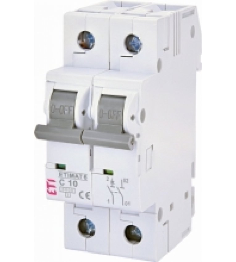 Автоматический выключатель ETI 002142514 ETIMAT 6 1p+N С 10А (6 kA) - 2142514