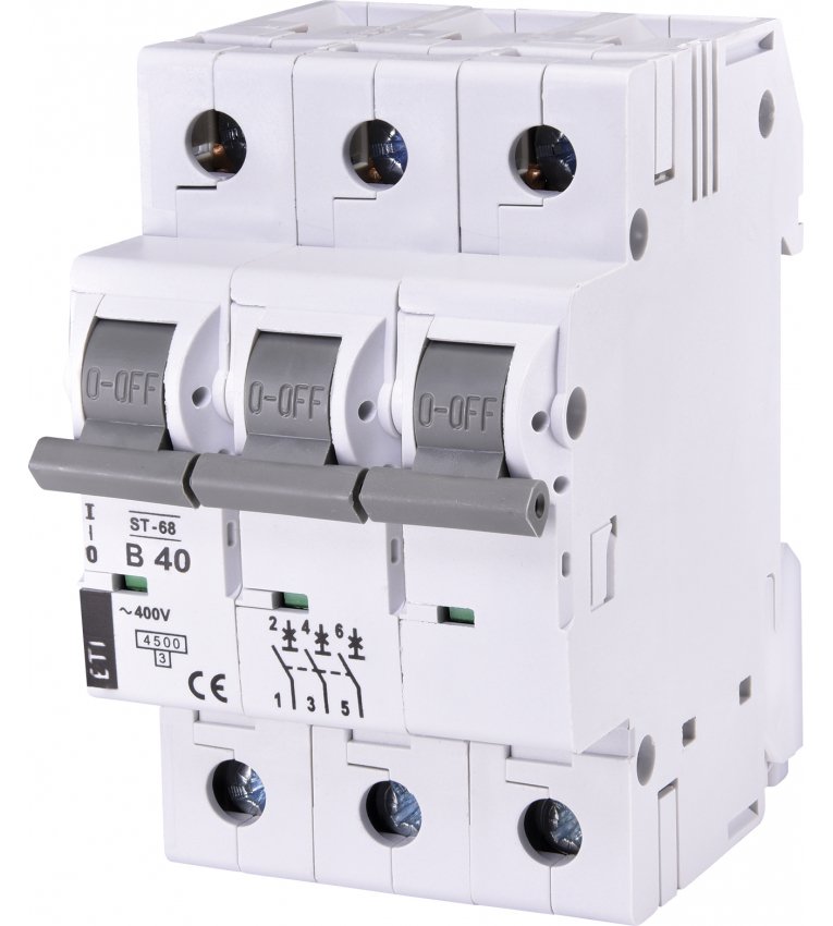 Автоматичний вимикач ETI 002171320 ST-68 1p B 40А (4.5 kA) - 2171320