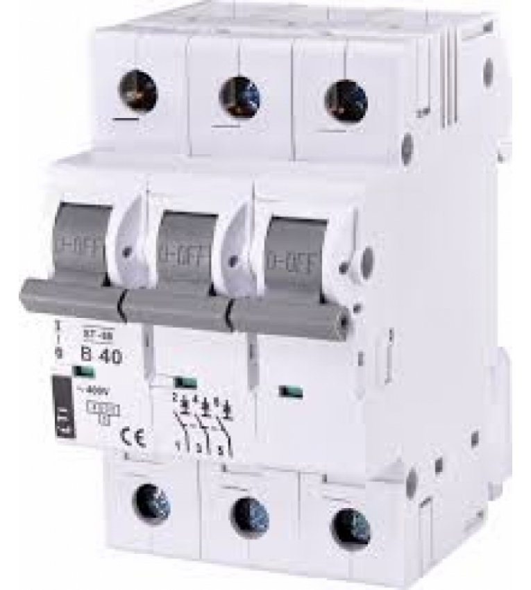 Автоматичний вимикач ETI 002175320 ST-68 3p B 40А (4.5 kA) - 2175320