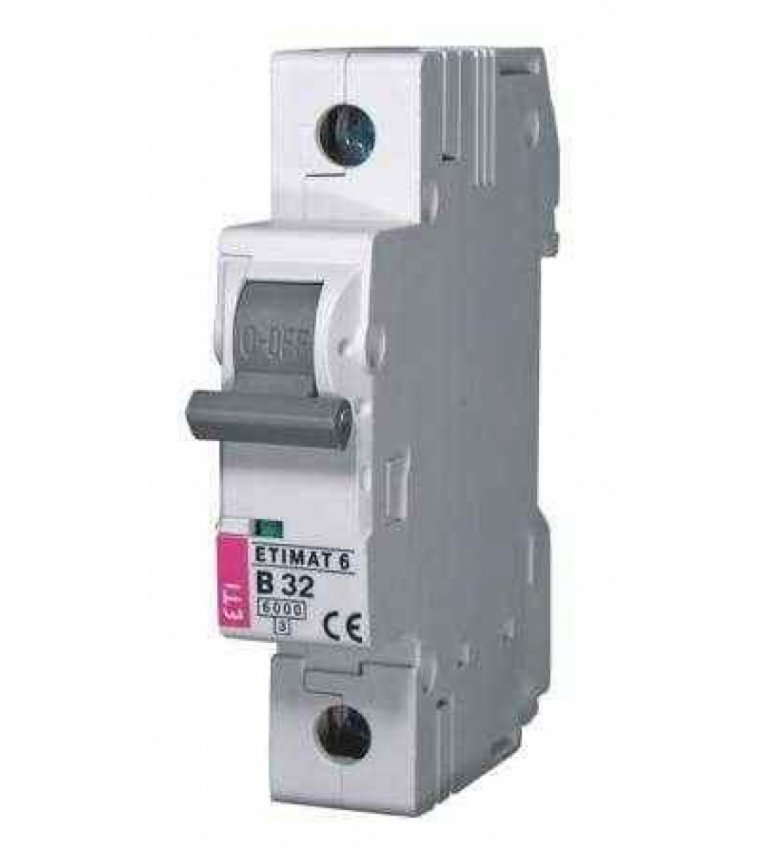 Автоматичний вимикач ETI 260201108 ETIMAT P10 DC 1p C 2A (10kA) - 260201108