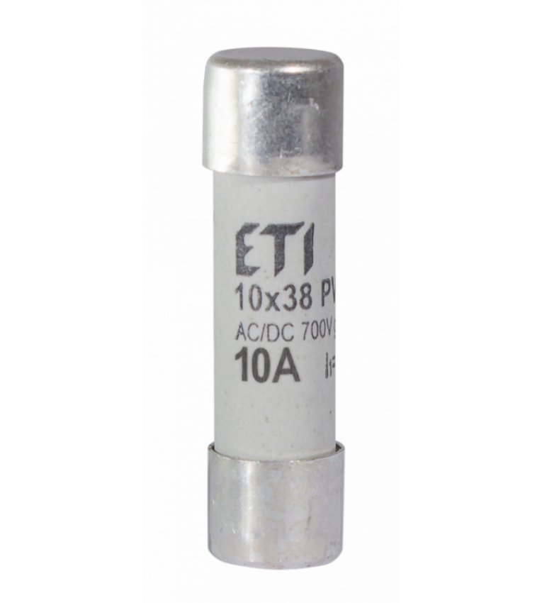 Предохранитель ETI 002625021 CH 10x38 gR-PV 10A 700V (30kA) - 2625021