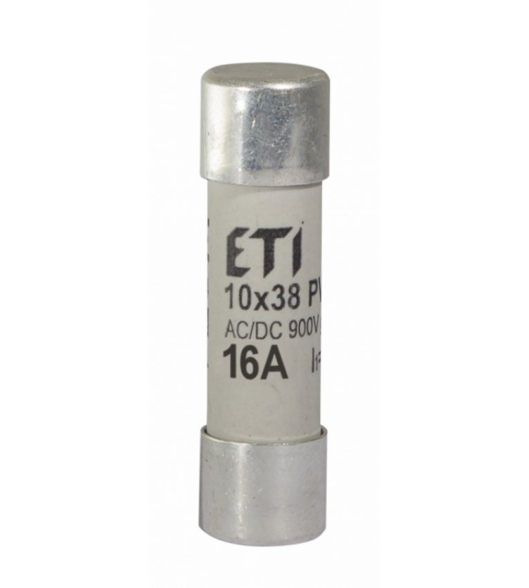 Предохранитель ETI 002625033 CH 10x38 gR-PV 16A 900V (30kA) - 2625033