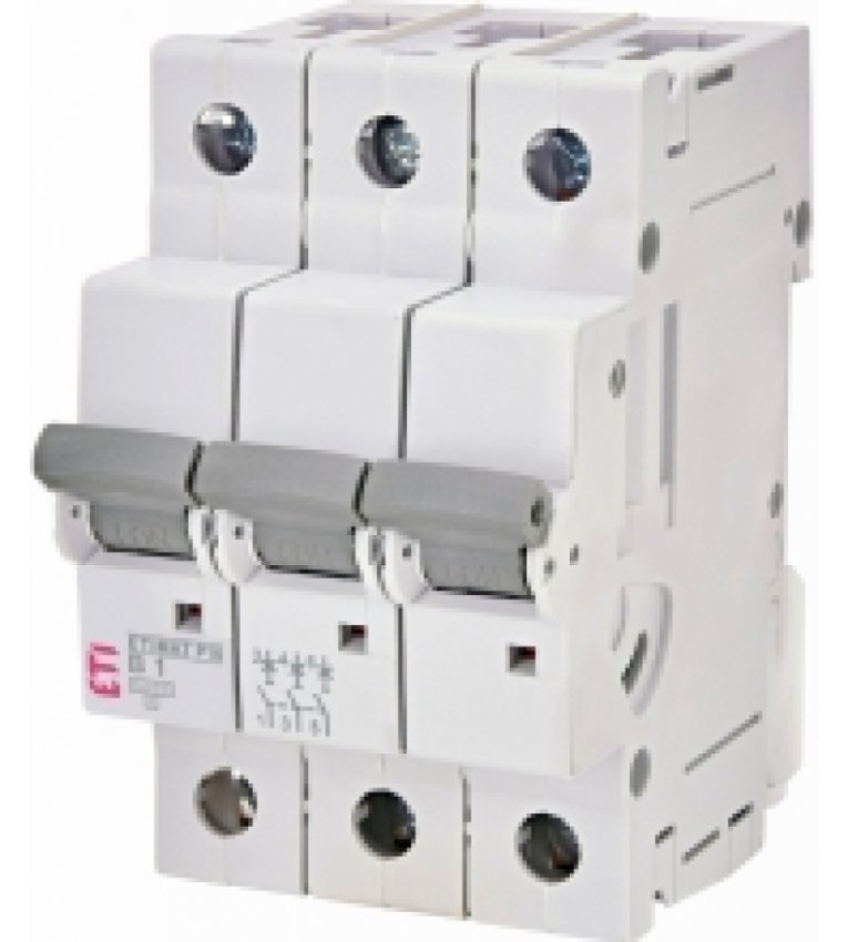 Автоматичний вимикач ETI 270130102 ETIMAT P10 3p B 1A (10kA) - 270130102