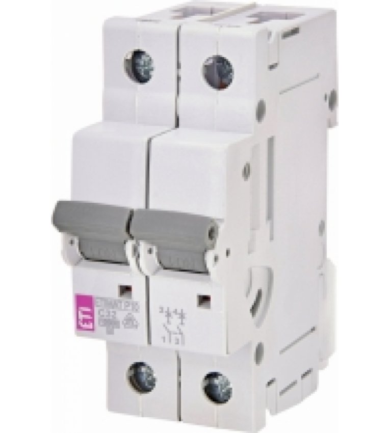 Автоматичний вимикач ETI 273221102 ETIMAT P10 2p C 32A (10kA) - 273221102