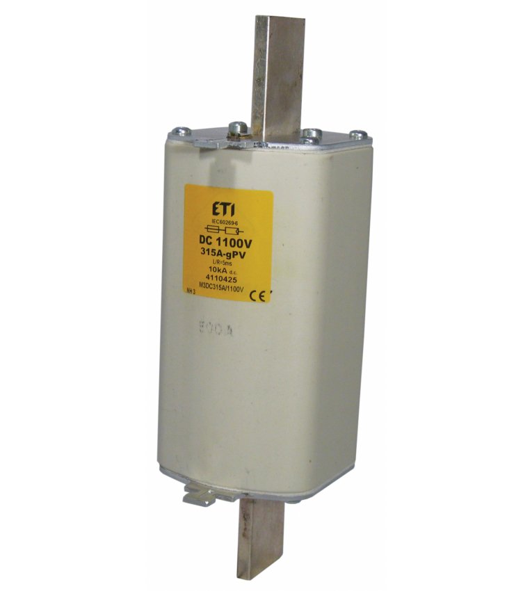 Предохранитель ETI 004110451 NH-3L gPV 200A 1100V DC (L/R=5ms) - 4110451