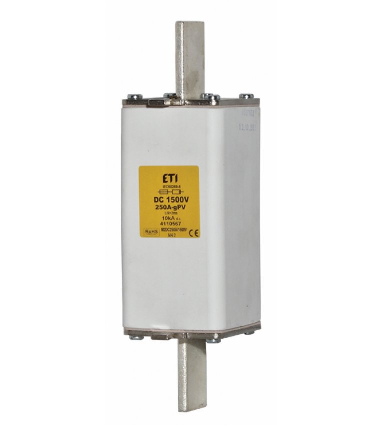 Запобіжник ETI 004110566 NH-2XL gPV 200A 1500V DC (L/R=2ms) - 4110566