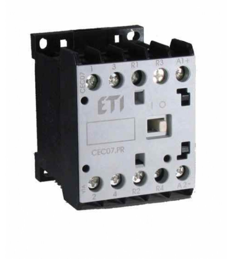 Мініатюрний контактор ETI 004641050 CEC 07.10 24V AC (7A; 3kW; AC3) - 4641050