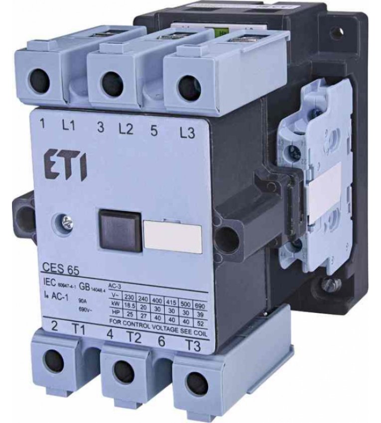 Контактор ETI 004646561 CES 65.22 (30 kW) 24V AC - 4646561