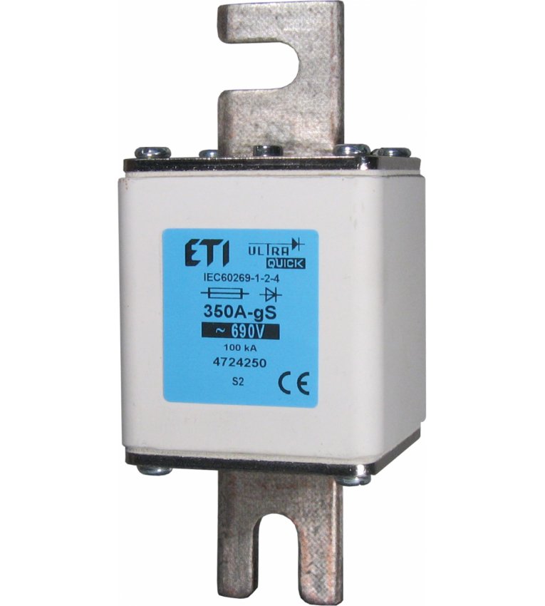 Запобіжник ETI 004724250 S2/110/350A/690V-gS (100kA) - 4724250