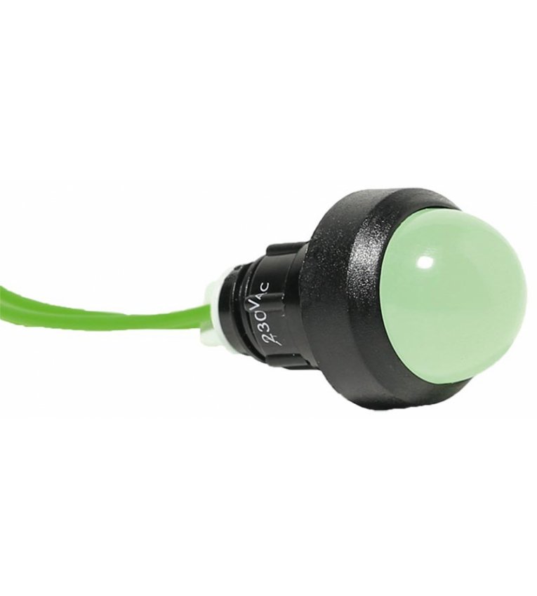 Сигнальна лампа ETI 004770816 LS 20 G 230 20мм 230V AC (зелена) - 4770816