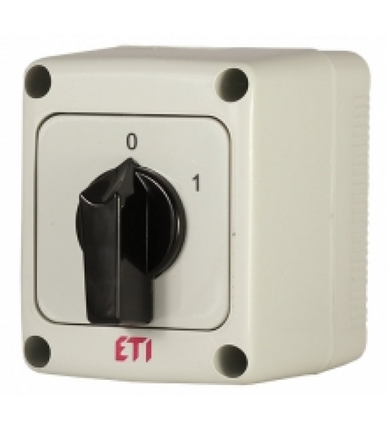 Кулачковый переключатель в корпусе ETI 004773158 CS 10 91 PN (2p «0-1» IP65 10A) - 4773158