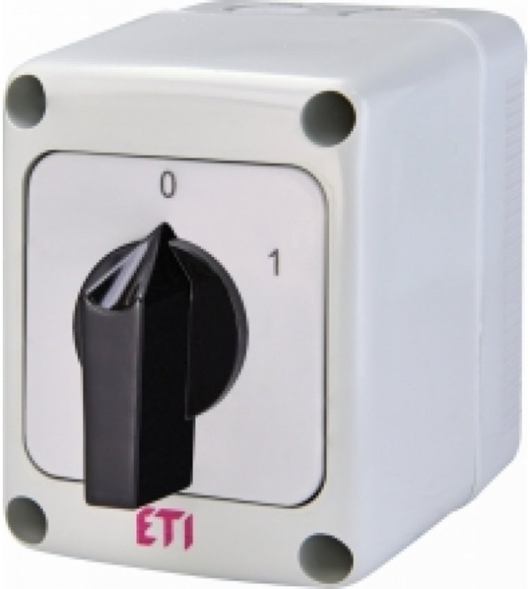 Кулачковий перемикач у корпусі ETI 004773164 CS 16 10 PN (3p «0-1» IP65 16A) - 4773164