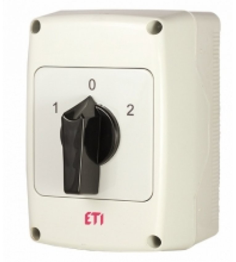 Кулачковый переключатель в корпусе ETI 004773193 CS 32 52 PNG (2p «1-0-2» IP65 32A) - 4773193