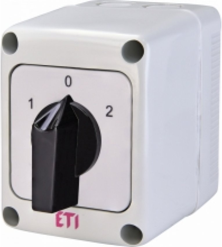Кулачковый переключатель в корпусе ETI 004773196 CS 16 53 PN (3p «1-0-2» IP65 16A) - 4773196