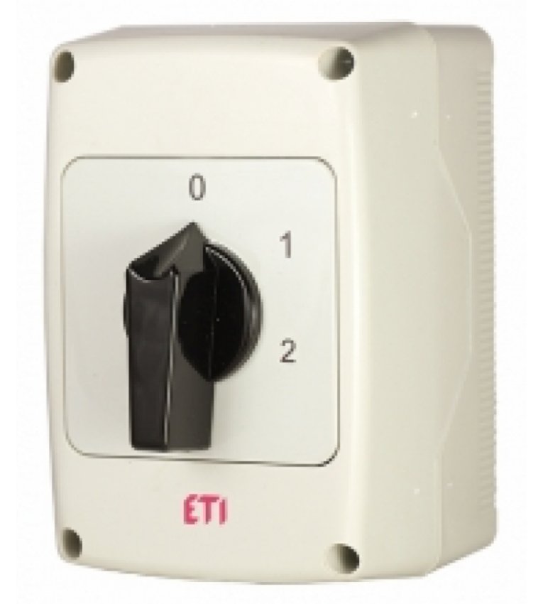 Кулачковый переключатель в корпусе ETI 004773214 CS 32 135 PNG (3p «0-1-2» IP65 32A) - 4773214