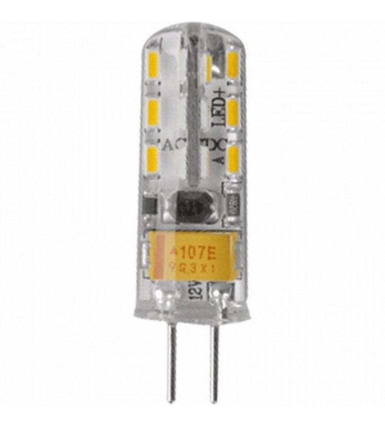 EUROLAMP LED Лампа капсульная силикон G4 2W G4 4000K 12V - LED-G4-0240(12)