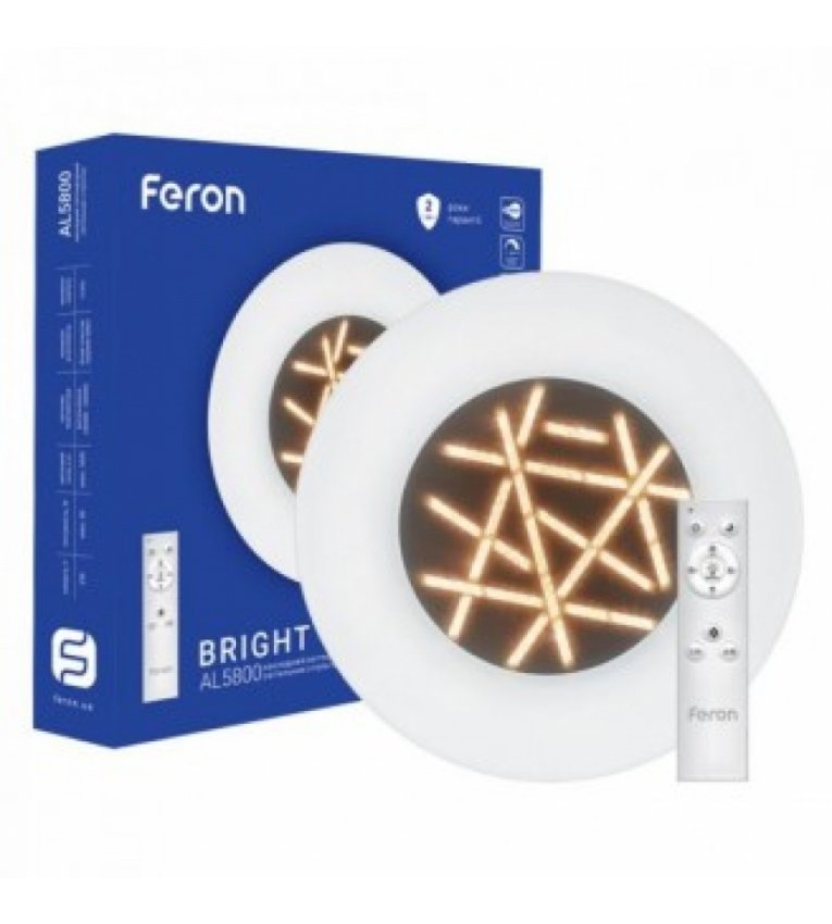 Круглый светильник Feron 6876 AL5800 80Вт 5600Лм - 6876