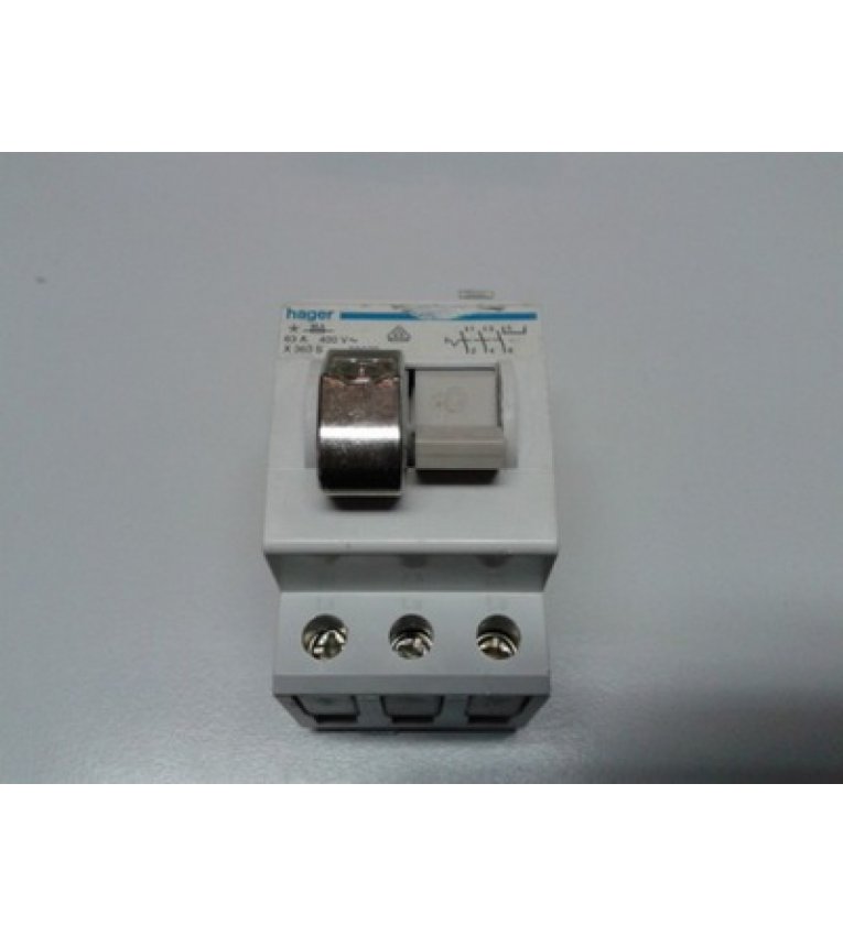 Компактний вимикач навантаження Hager SH363N 3Р 63А/400В - SH363N