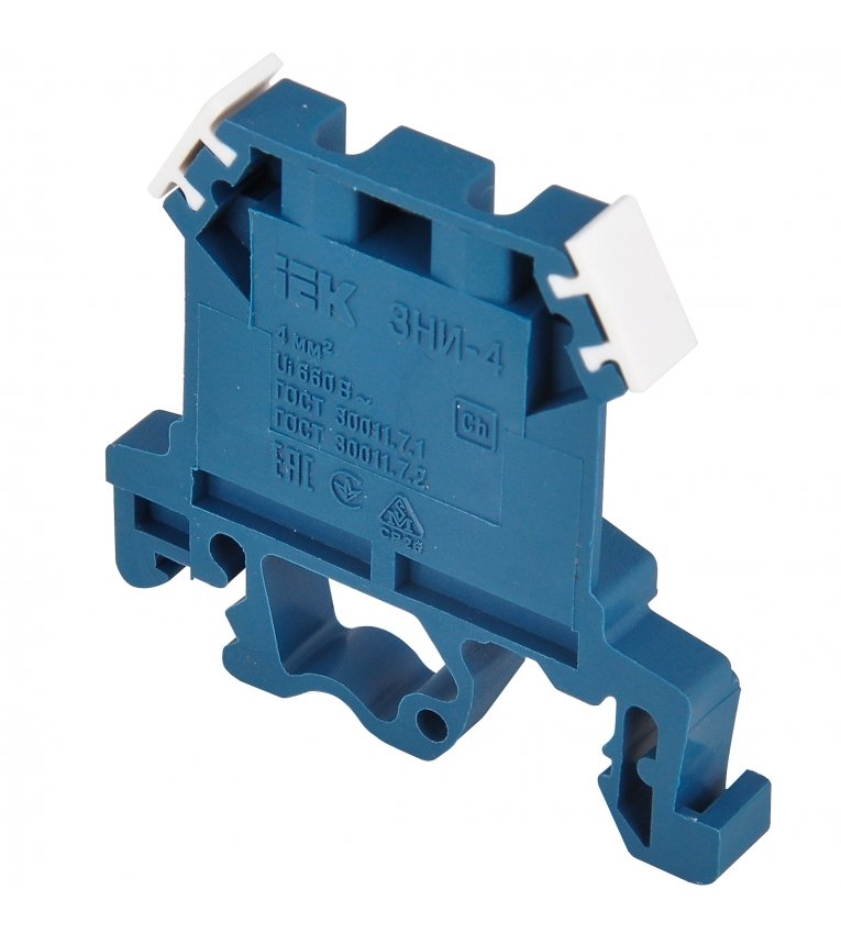 Затискач набірний ЗНИ- 4мм2 (JXB35А) синій IEK - YZN10-004-K07