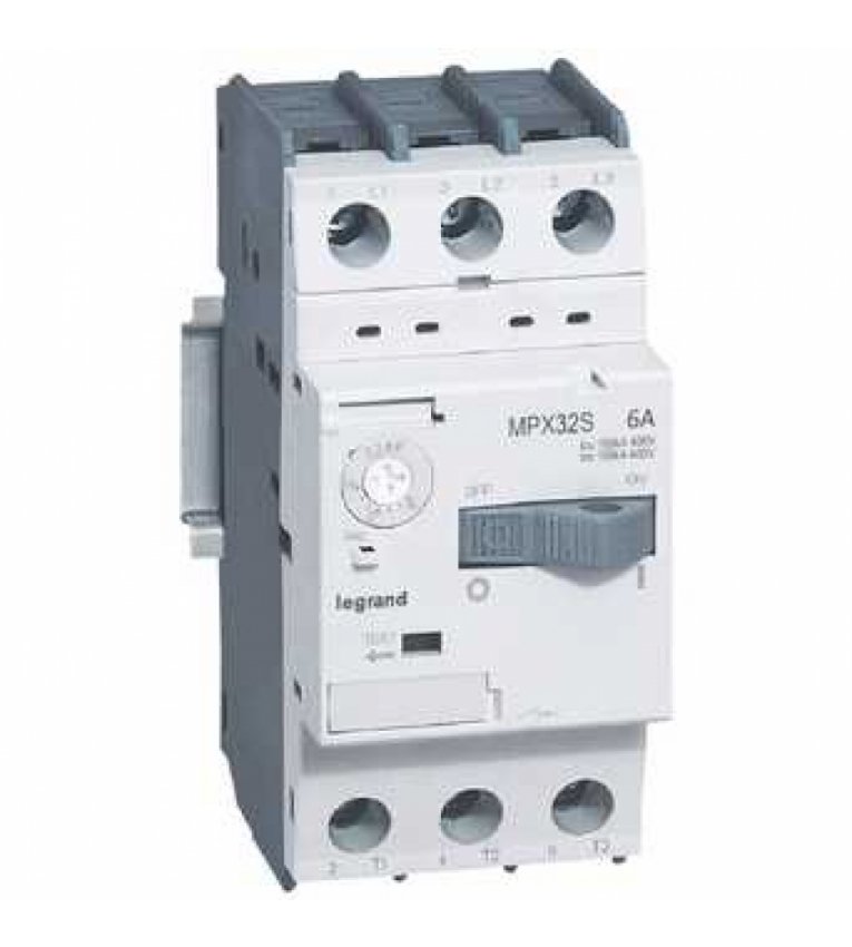 Автомат захисту електродвигуна MPX³ 32S 4,0-6,0A 100кА, Legrand - 417308