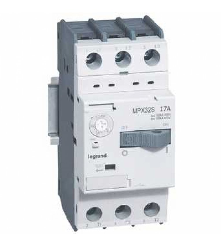 Автомат для захисту електродвигуна MPX³ 32S 11,0-17,0A 20кА, Legrand - 417312