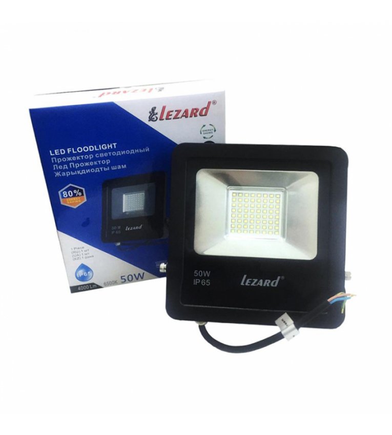 Прожектор Lezard 50Вт 6500К IP65 - PAL6550
