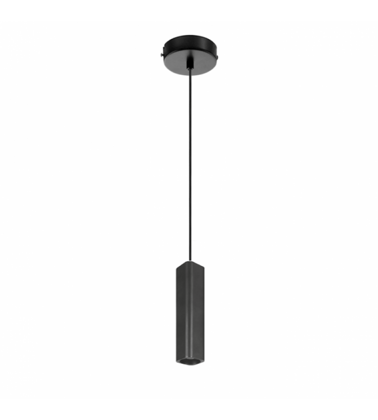 Світлодіодний підвісний світильник Maxus FPL 6Вт 3000K S BK 180мм (чорний) 1-FPL-003-02-S-BK - 1-FPL-003-02-S-BK