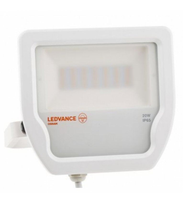 Прожектор Ledvance Floodlight LED 20Вт 3000K Osram IP65 білий - 4058075001084